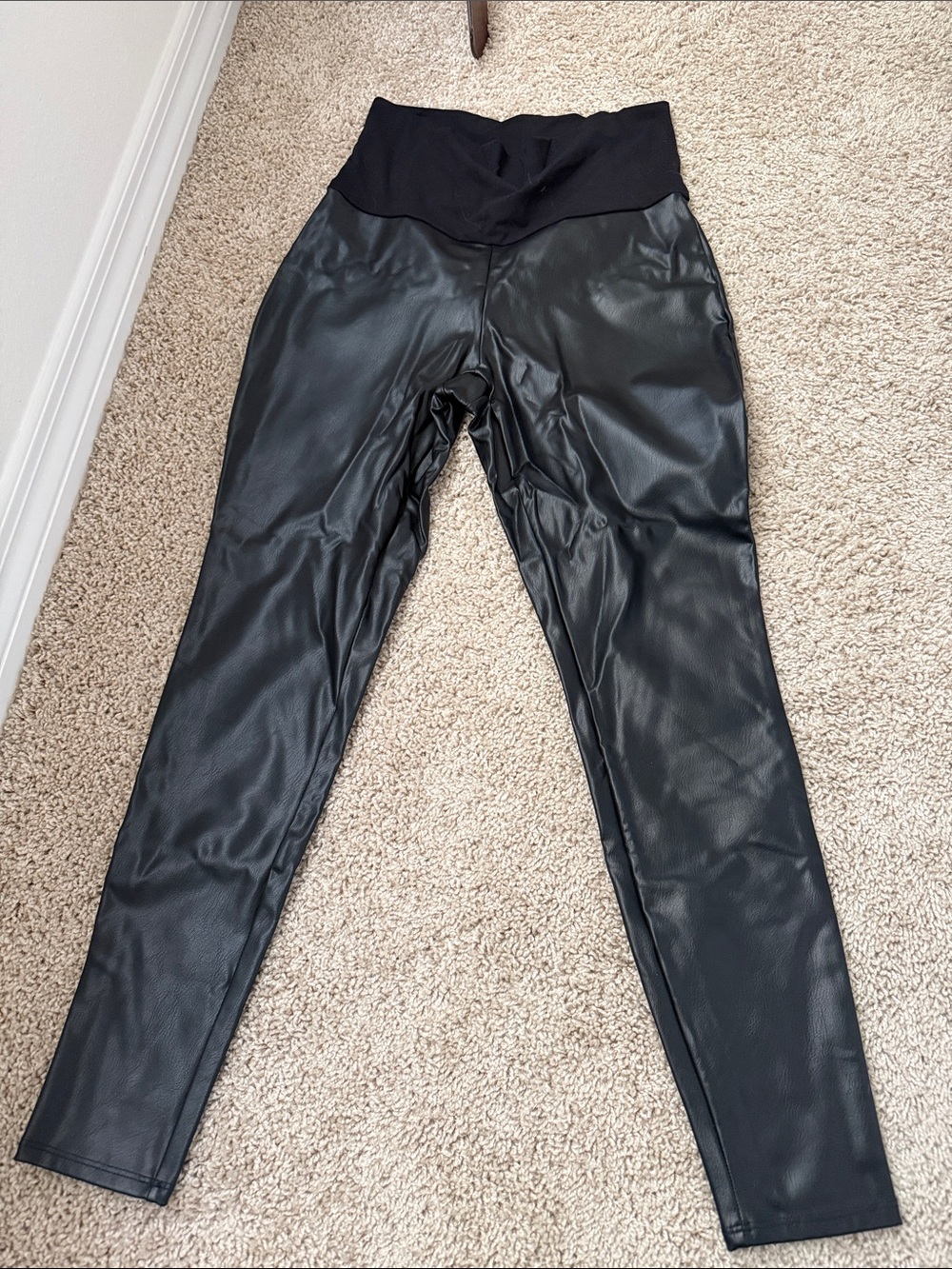 Hatch Vegan Stretch Leather Leggings